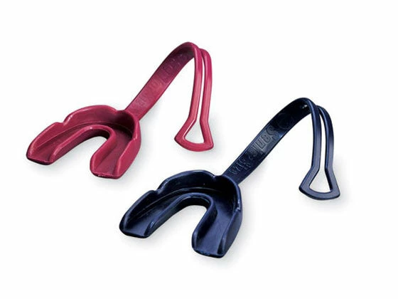 Mueller Boil And Bite Mouthguard With Strap 1 Mueller Boil And Bite Mouthguard With Strap