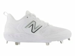 New Balance X 3000 V6 Men's Metal Cleats White