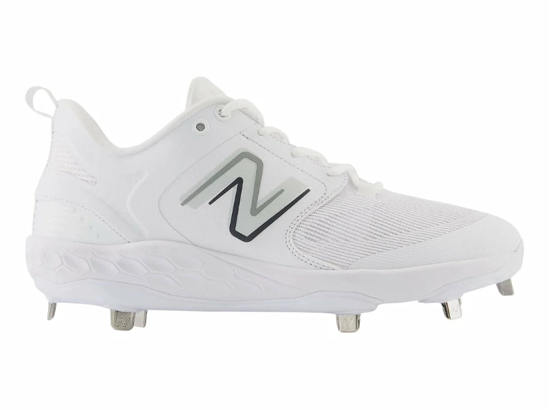 New Balance X 3000 V6 Men's Metal Cleats White 1 New Balance X 3000 V6 Men's Metal Cleats White