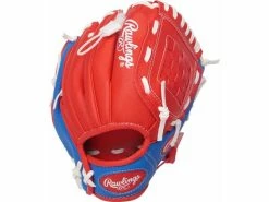 Rawlings Player Series 9" Youth Glove Red / Royal -Hot Sale Gloves & Mitts Store PL91SR 2