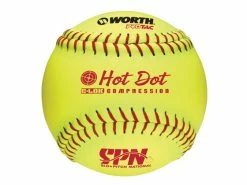 Worth 12" Optic Hot Dot Softball