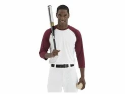 Sanmar ATC Dri Fit Baseball 3/4 Sleeve Undershirt -Hot Sale Gloves & Mitts Store s3526 whitemaroon modl studio 2