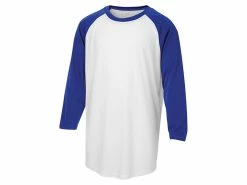 Sanmar ATC Dri Fit Baseball 3/4 Sleeve Youth Undershirt -Hot Sale Gloves & Mitts Store y3526 form angle whitetrueroyal 2014